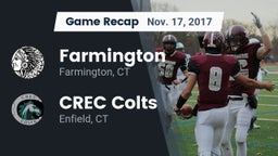 Recap: Farmington  vs. CREC Colts 2017