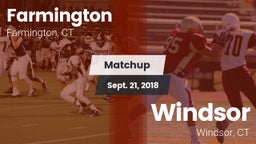 Matchup: Farmington vs. Windsor  2018