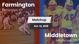 Matchup: Farmington vs. Middletown  2018