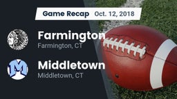 Recap: Farmington  vs. Middletown  2018