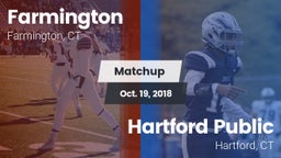Matchup: Farmington vs. Hartford Public  2018