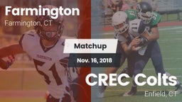 Matchup: Farmington vs. CREC Colts 2018