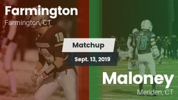 Matchup: Farmington vs. Maloney  2019