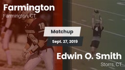 Matchup: Farmington vs. Edwin O. Smith  2019