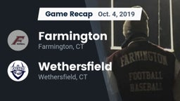 Recap: Farmington  vs. Wethersfield  2019
