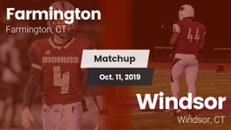 Matchup: Farmington vs. Windsor  2019