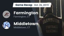 Recap: Farmington  vs. Middletown  2019