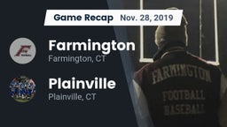 Recap: Farmington  vs. Plainville  2019
