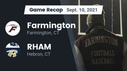 Recap: Farmington  vs. RHAM  2021