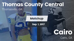 Matchup: Thomas County Centra vs. Cairo  2017