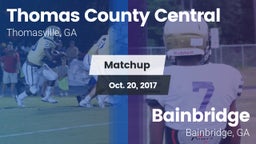 Matchup: Thomas County Centra vs. Bainbridge  2017