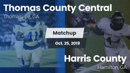 Matchup: Thomas County Centra vs. Harris County  2019