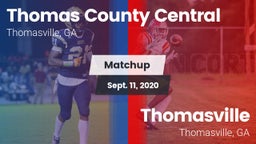 Matchup: Thomas County Centra vs. Thomasville  2020