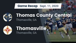 Recap: Thomas County Central  vs. Thomasville  2020