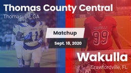 Matchup: Thomas County Centra vs. Wakulla  2020