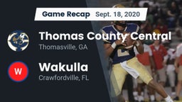 Recap: Thomas County Central  vs. Wakulla  2020