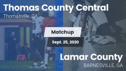 Matchup: Thomas County Centra vs. Lamar County  2020