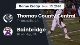 Recap: Thomas County Central  vs. Bainbridge  2020