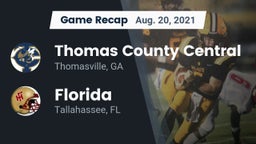 Recap: Thomas County Central  vs. Florida  2021