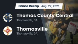 Recap: Thomas County Central  vs. Thomasville  2021
