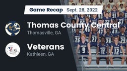 Recap: Thomas County Central  vs. Veterans  2022