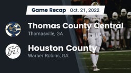 Recap: Thomas County Central  vs. Houston County  2022