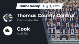 Recap: Thomas County Central  vs. Cook  2023