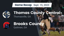 Recap: Thomas County Central  vs. Brooks County  2023