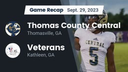Recap: Thomas County Central  vs. Veterans  2023