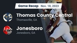 Recap: Thomas County Central  vs. Jonesboro  2023