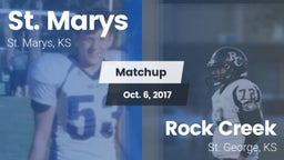Matchup: St. Marys vs. Rock Creek  2017