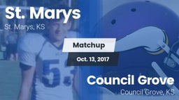 Matchup: St. Marys vs. Council Grove  2017