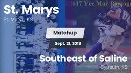 Matchup: St. Marys vs. Southeast of Saline  2018