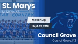 Matchup: St. Marys vs. Council Grove  2018