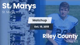 Matchup: St. Marys vs. Riley County  2018