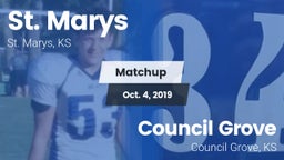 Matchup: St. Marys vs. Council Grove  2019