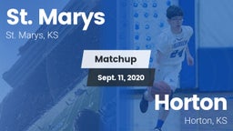 Matchup: St. Marys vs. Horton  2020