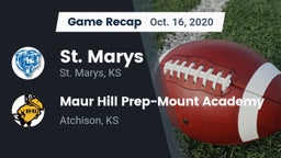 Recap: St. Marys  vs. Maur Hill Prep-Mount Academy  2020