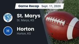 Recap: St. Marys  vs. Horton  2020