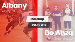 Matchup: Albany vs. De Anza  2016