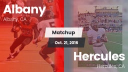 Matchup: Albany vs. Hercules  2016