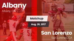 Matchup: Albany vs. San Lorenzo  2017