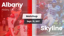 Matchup: Albany vs. Skyline  2017