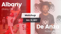 Matchup: Albany vs. De Anza  2017