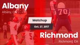 Matchup: Albany vs. Richmond  2017
