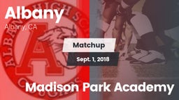 Matchup: Albany vs. Madison Park Academy 2018