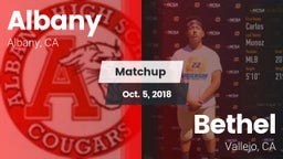 Matchup: Albany vs. Bethel  2018