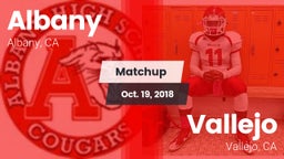 Matchup: Albany vs. Vallejo  2018