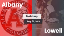 Matchup: Albany vs. Lowell  2019