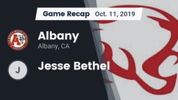 Recap: Albany  vs. Jesse Bethel  2019